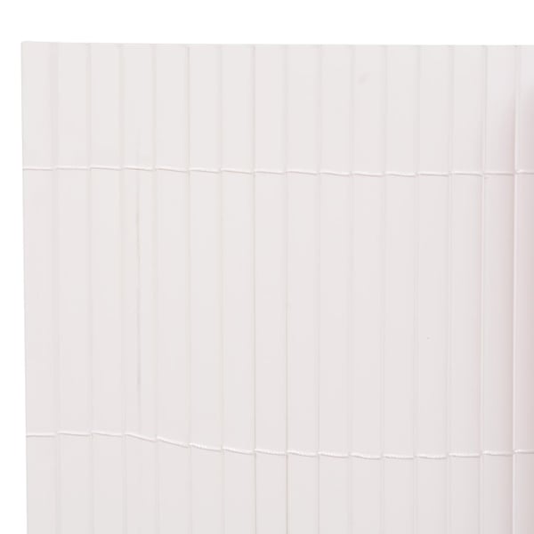 vidaXL Insynsskydd 110x500 cm vit