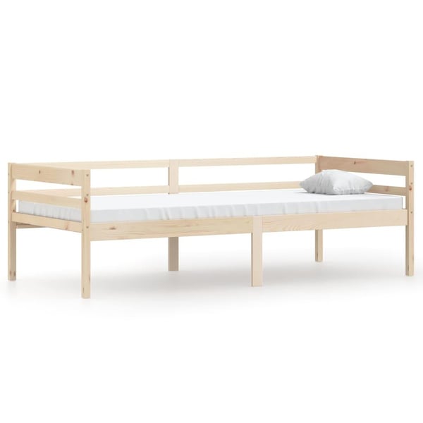 vidaXL Sengeramme heltre furu 90x200 cm