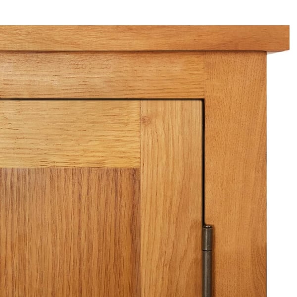 vidaXL Oppbevaringsskap 50x22x110 cm heltre eik