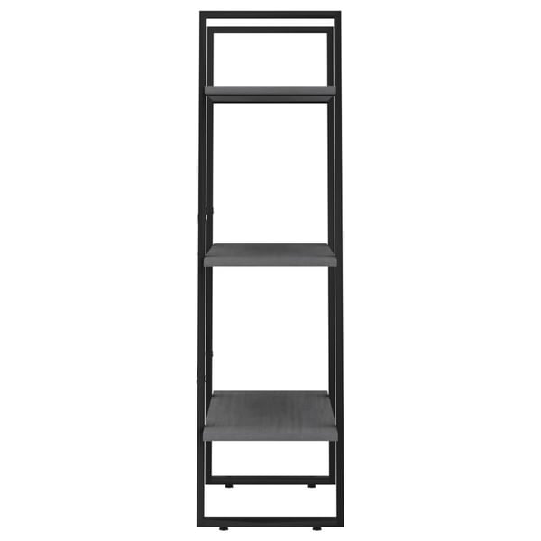 vidaXL opbevaringsreol 60x30x105 cm massivt fyrretræ grå