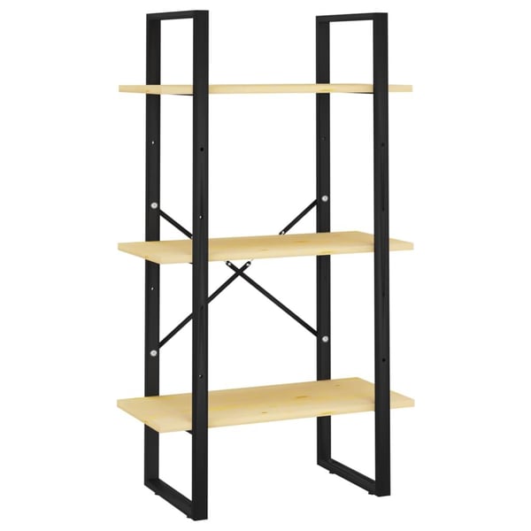 vidaXL Oppbevaringshylle 60x30x105 cm heltre furu
