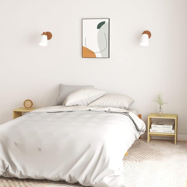 vidaXL Nattbord 2 stk 40x30,5x40 cm heltre furu