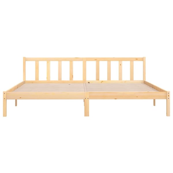 vidaXL Sengeramme heltre furu 180x200 cm Super King