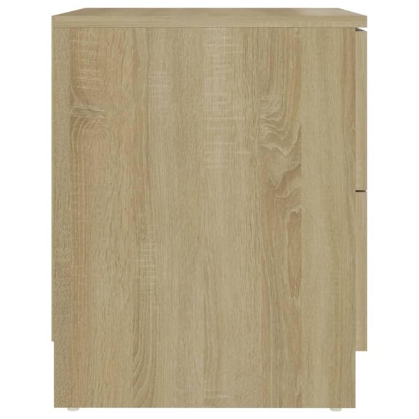 vidaXL Nattbord 2 stk sonoma eik 40x40x50 cm sponplate