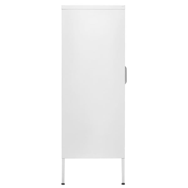 vidaXL opbevaringsskab 80x35x101,5 cm stål hvid