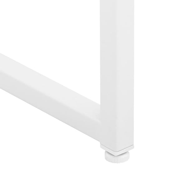 vidaXL Högskåp vit 80x35x135 cm stål