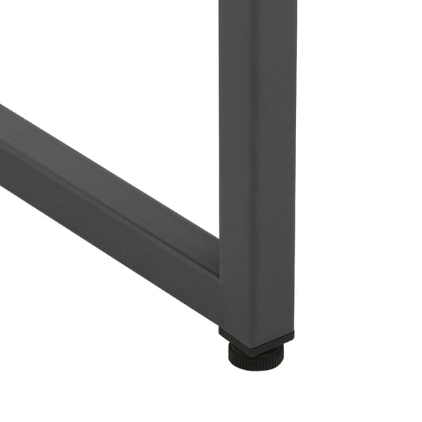 vidaXL Skjenk antrasitt 105x35x75 cm stål