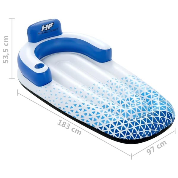 Bestway bademadras Hydro Force 183x97 cm blå