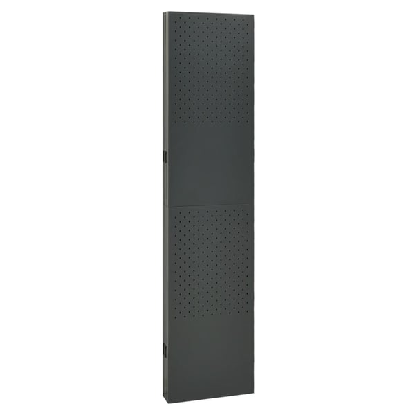 vidaXL 5-panels rumdeler 200x180 cm stål antracitgrå