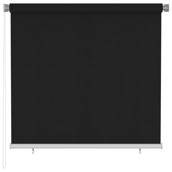 vidaXL Rullaverho ulkotiloihin 160x140 cm musta