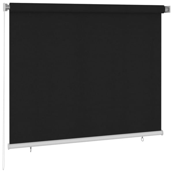 vidaXL Rullaverho ulkotiloihin 180x140 cm musta