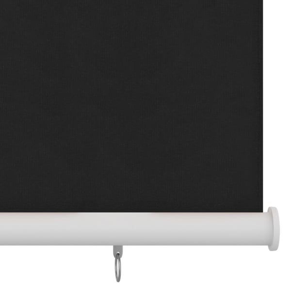 vidaXL Rullaverho ulkotiloihin 100x140 cm musta