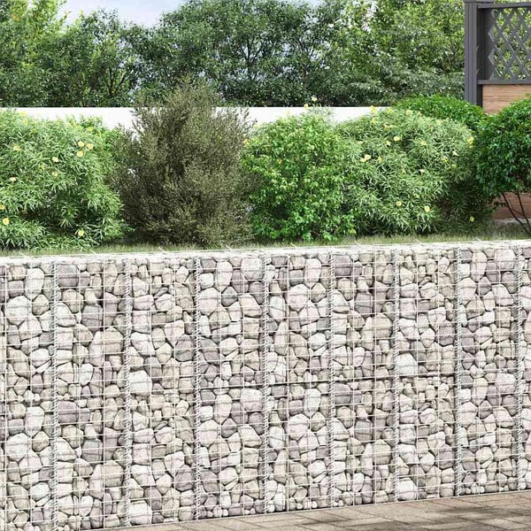 vidaXL idaXL Gabion høybed 3 stk 30x30x100 cm jern