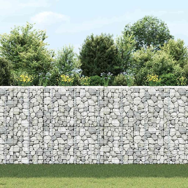 vidaXL idaXL Gabion høybed 3 stk 30x30x100 cm jern
