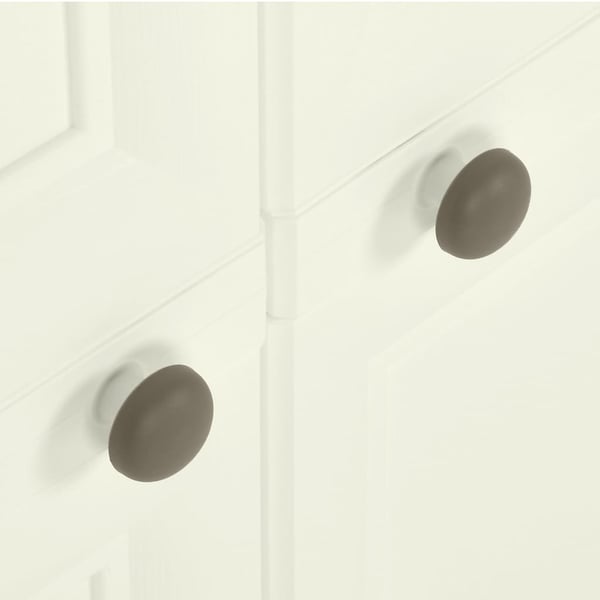 vidaXL plastikskab 79x43x85,5 cm trædesign vaniljehvid