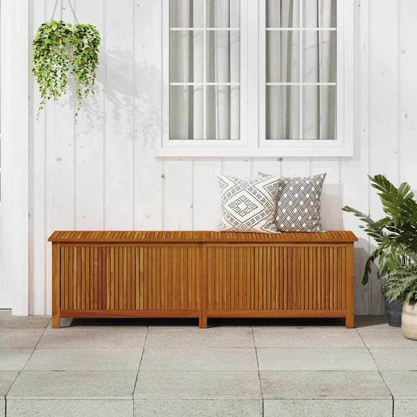 vidaXL Putekasse 200x50x58 cm heltre akasie