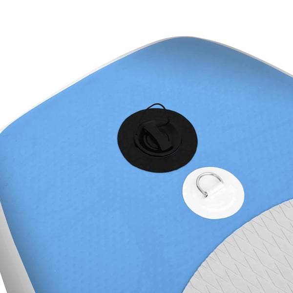 vidaXL oppusteligt paddleboardsæt 330x76x10 cm havblå