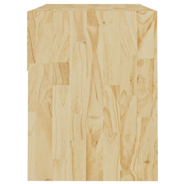 vidaXL sengebord 40x31x40 cm massivt fyrretræ