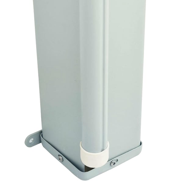 vidaXL Infällbar sidomarkis 117x614 cm blå