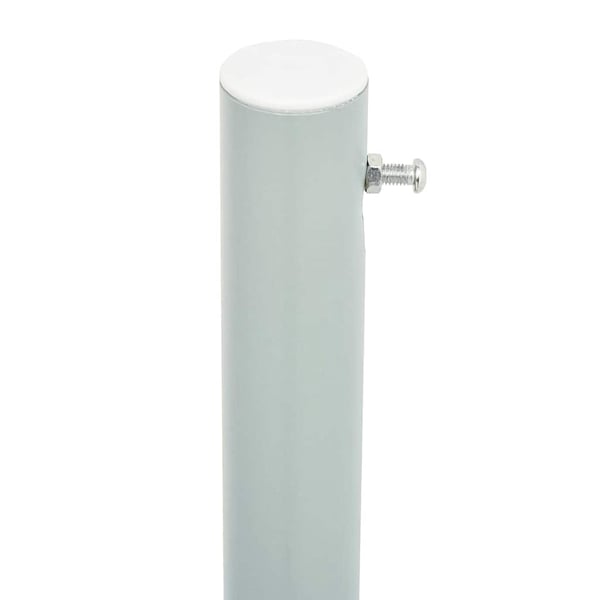 vidaXL Uttrekkbar sidemarkise 117x614 cm kremhvit