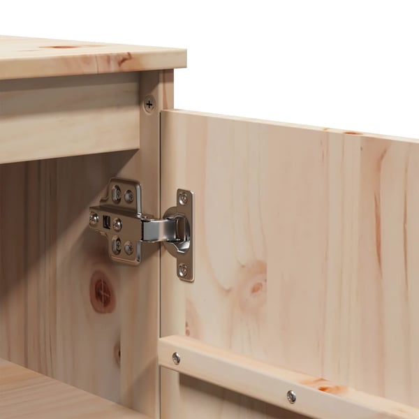 vidaXL Skjenk 60x36x84 cm heltre furu