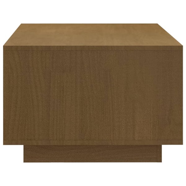 vidaXL Salongbord 110x50x33,5 cm heltre furu honningbrun