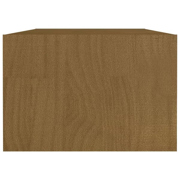 vidaXL Salongbord 110x50x34 cm heltre furu honningbrun