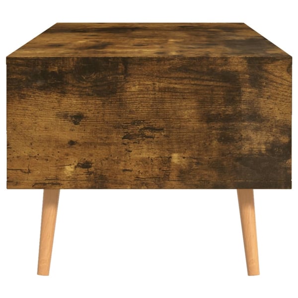 vidaXL sofabord 100x49,5x43 cm spånplade røget eg