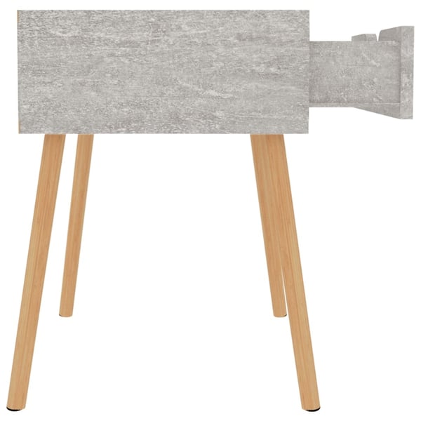 vidaXL Nattbord 2 stk betonggrå 40x40x56 cm sponplate