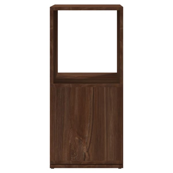 vidaXL drejelig reol 34,5x34,5x75,5 cm spånplade brun egetræsfarve