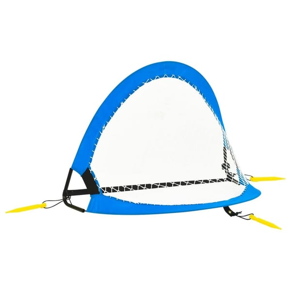vidaXL børnefodboldmål 2 stk. med opbevaringstaske 75,5x46x48 cm