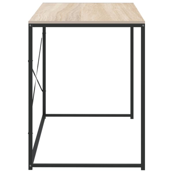 vidaXL Työpöytä ruskea tammi 110x60x70 cm tekninen puu