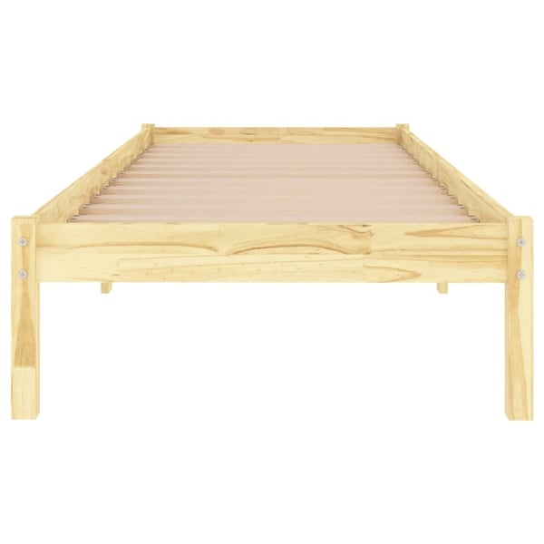 vidaXL Sengeramme heltre furu 90x190 cm Single