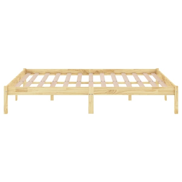 vidaXL Sengeramme heltre furu 140x200 cm