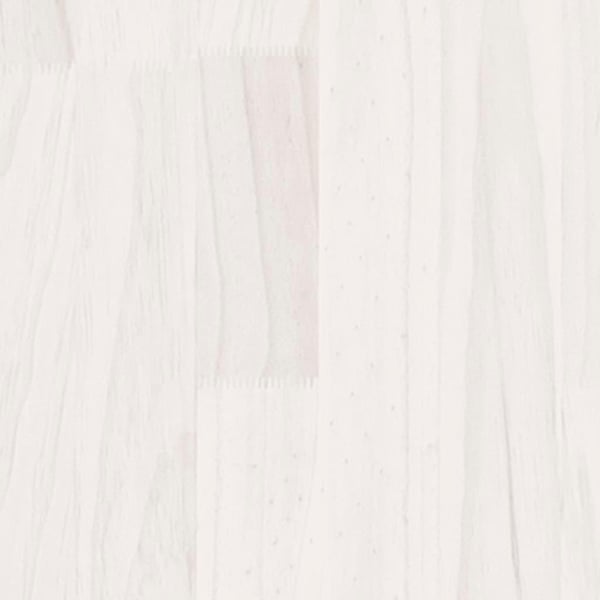 vidaXL bogreol 104x33x76 cm massivt fyrretræ hvid