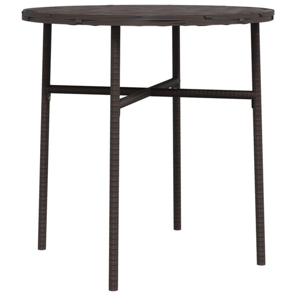vidaXL Tebord brun 45 cm polyrotting