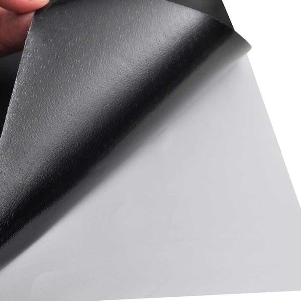 vidaXL Bilfolier 2 stk matt svart 100x150 cm+50x150 cm