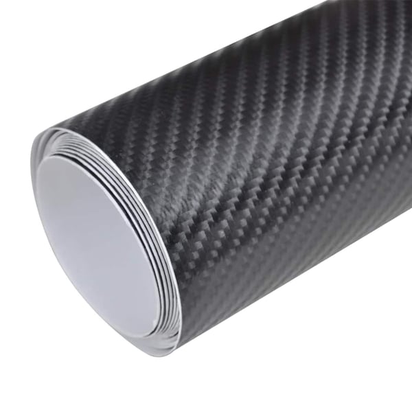 vidaXL Bilfolier 2 stk 4D svart 100x150 cm