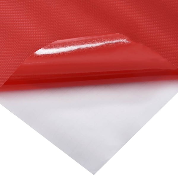 vidaXL Bilfolier 2 stk 4D rød 100x150 cm+50x150 cm