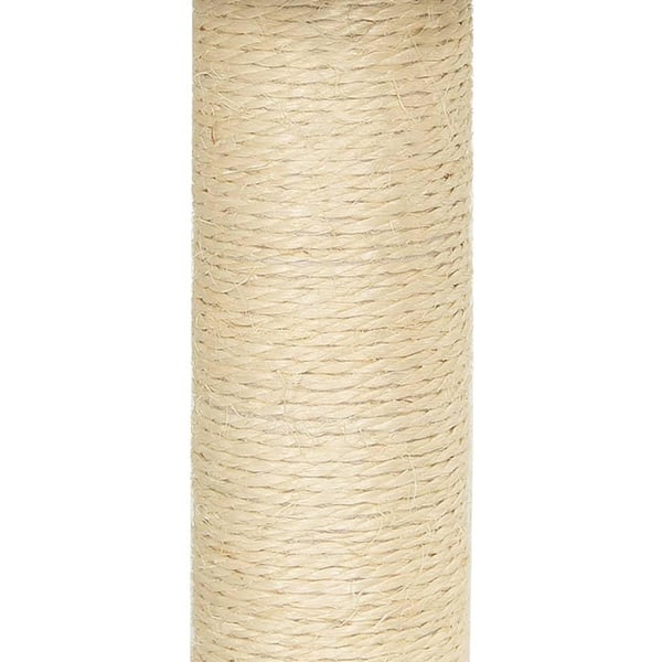 vidaXL Kattetre med klorestolper i sisal mørkegrå 155 cm