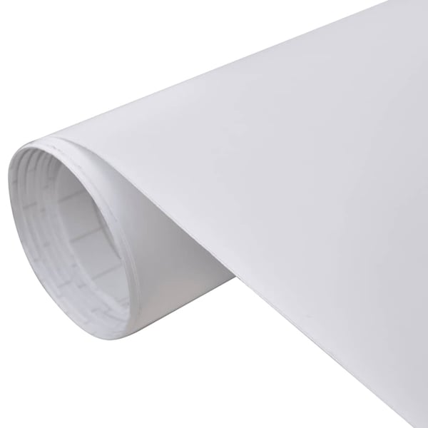 vidaXL bilfolie 100x150 cm mat hvid