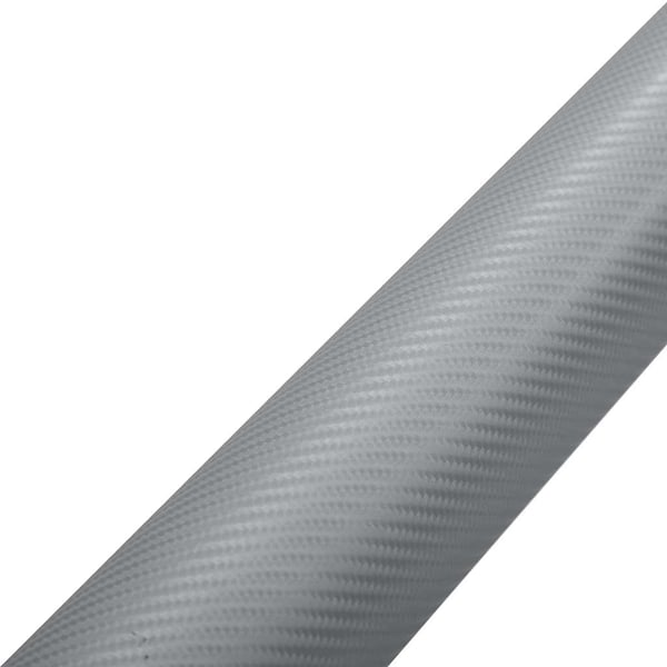 vidaXL Bilfoliering 4D silver 100x150 cm