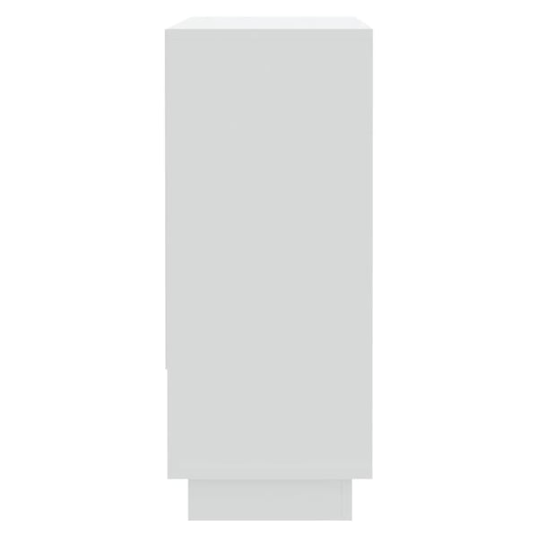 vidaXL Skjenk hvit 97x31x75 cm sponplate