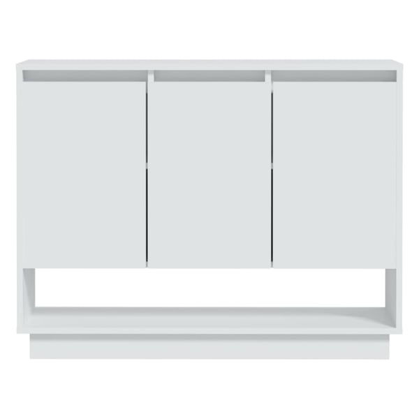 vidaXL Skjenk hvit 97x31x75 cm sponplate
