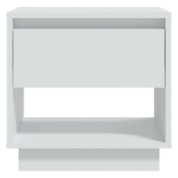 vidaXL Nattbord 2 stk hvit 45x34x44 cm sponplate