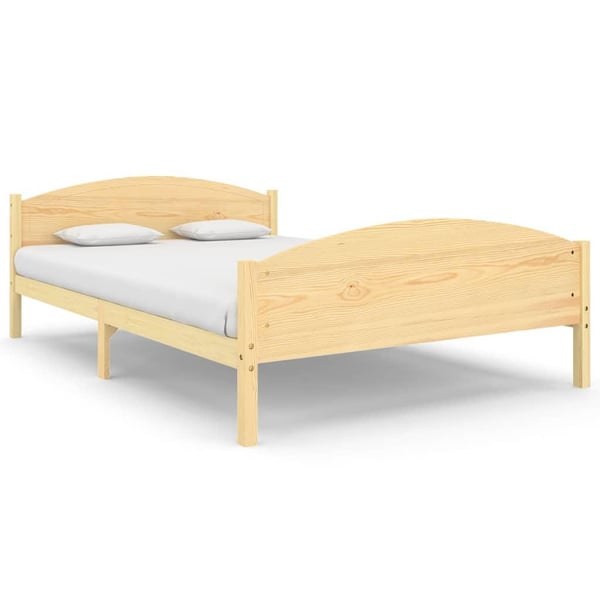 vidaXL Sengeramme heltre furu 160x200 cm