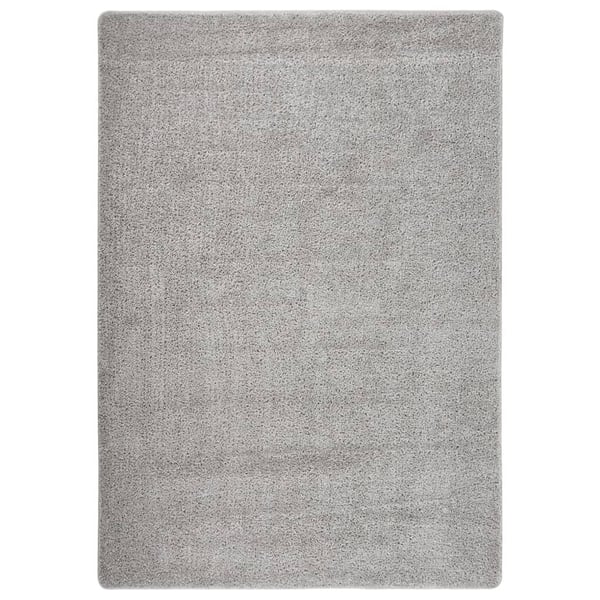 vidaXL Pörrömatto vaaleanharmaa 160x230 cm liukumaton