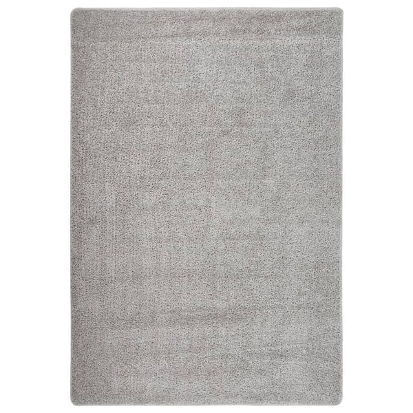 vidaXL Pörrömatto vaaleanharmaa 120x170 cm liukumaton