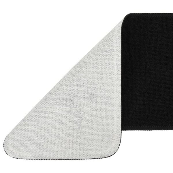 vidaXL Sklisikre trappematter 15 stk 75x20 cm svart rektangulær