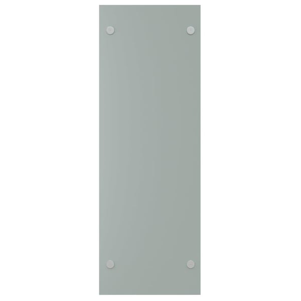 vidaXL brændestativ 80x35x100 cm hærdet glas hvid